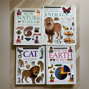 Vintage Eyewitness Dictionaries Books-4 In Total